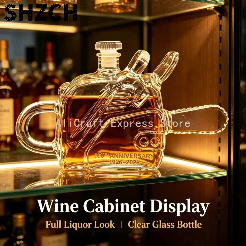 Vintage Chainsaw Shaped Glass  - đánh giá và giá Vintage Collectible Bottles