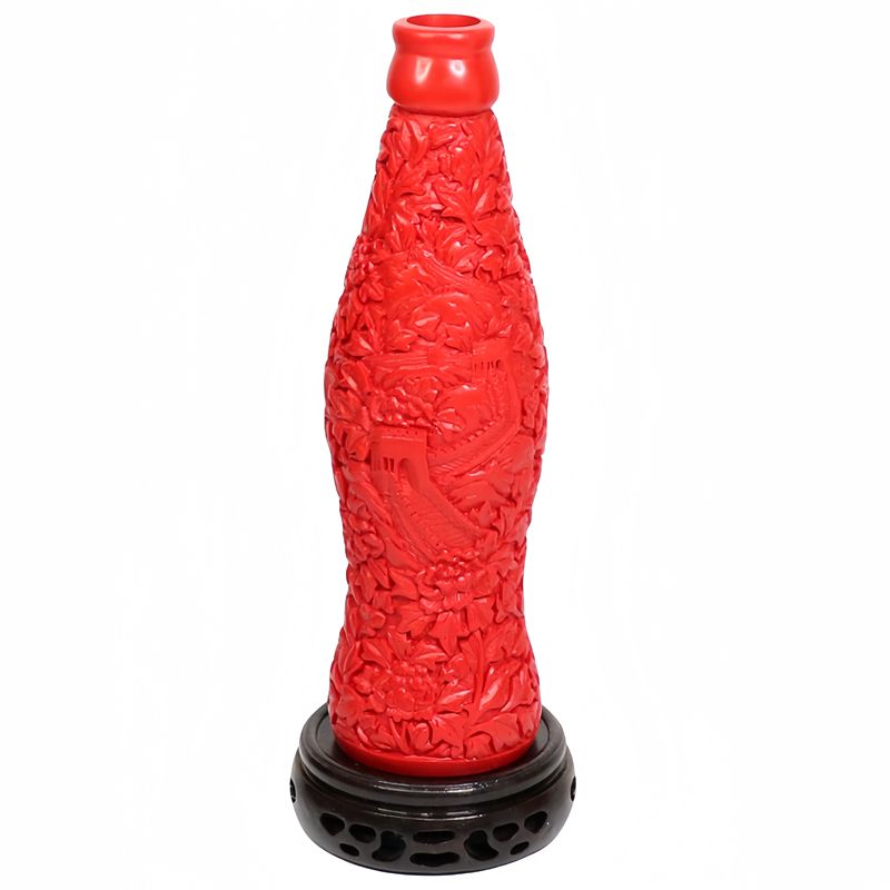 Cola Vintage Carved Lacquer Bo - đánh giá và giá Vintage Collectible Bottles