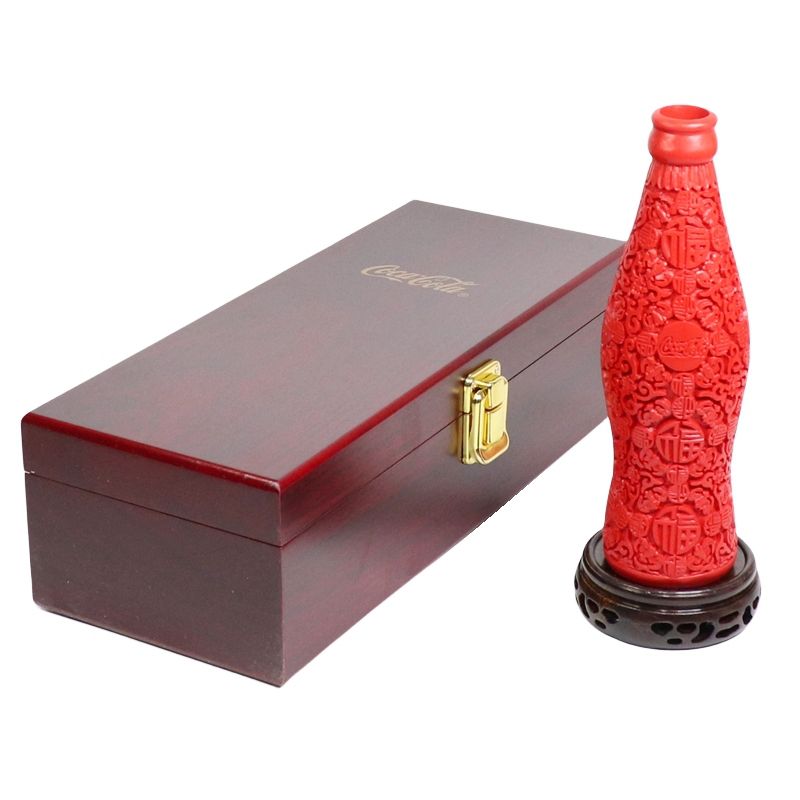 Cola Vintage Carved Lacquer Bo - đánh giá và giá Vintage Collectible Bottles