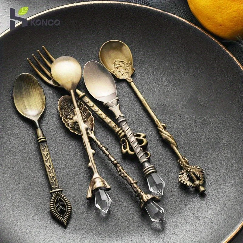 Bộ 6 Món Thìa Dĩa Cổ Điển Phon - đánh giá và giá Vintage Collectible Spoons