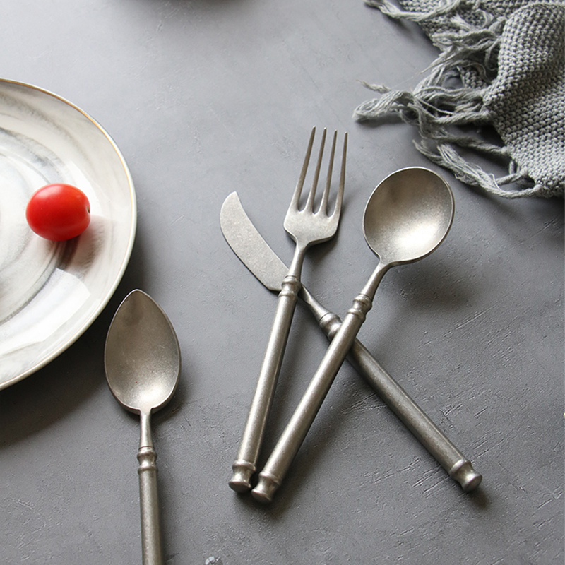 Bộ dao dĩa nhà bếp bằng thép k - đánh giá và giá Vintage Collectible Spoons