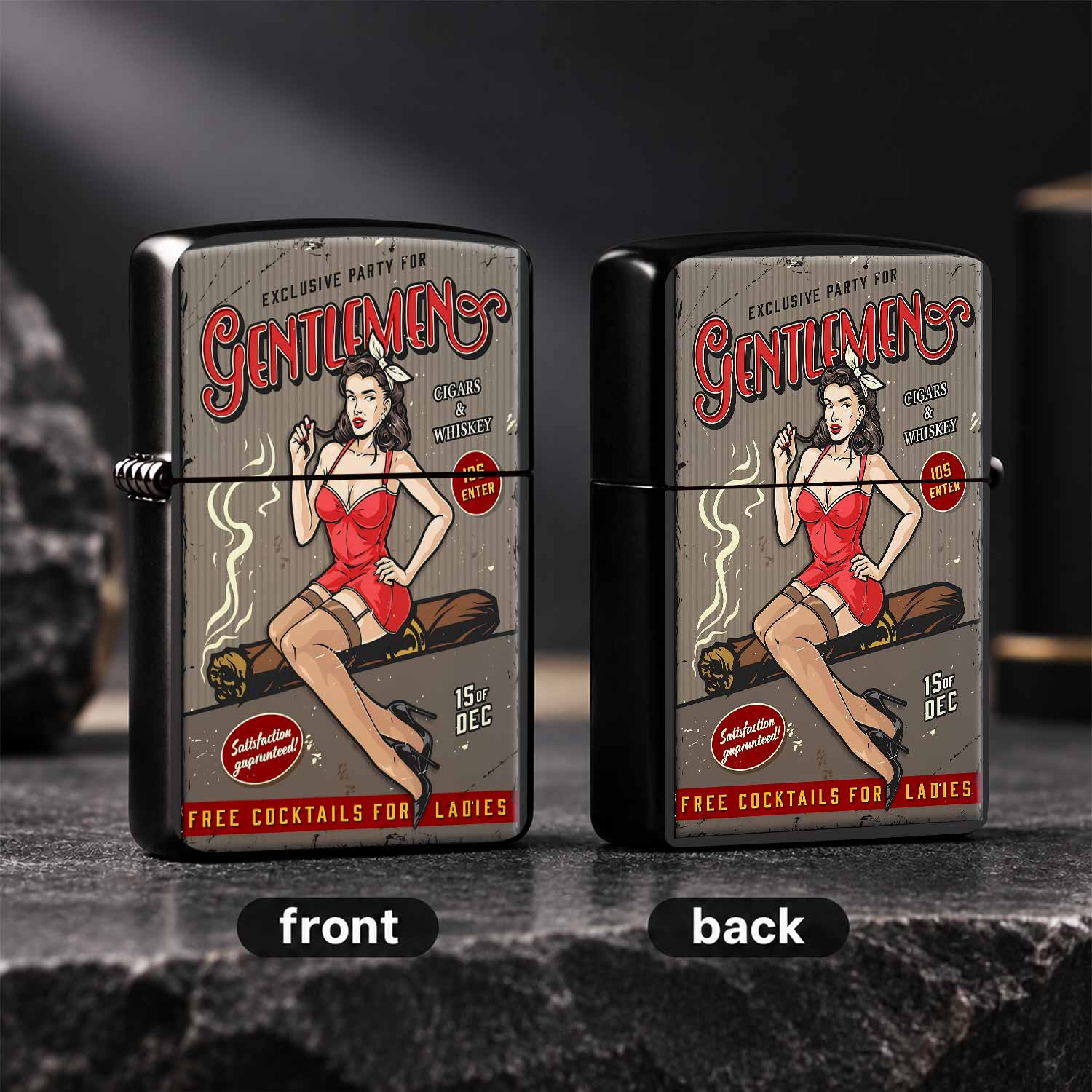 Vintage Gentlemen Party Pinup  - đánh giá và giá Vintage Collectible Posters