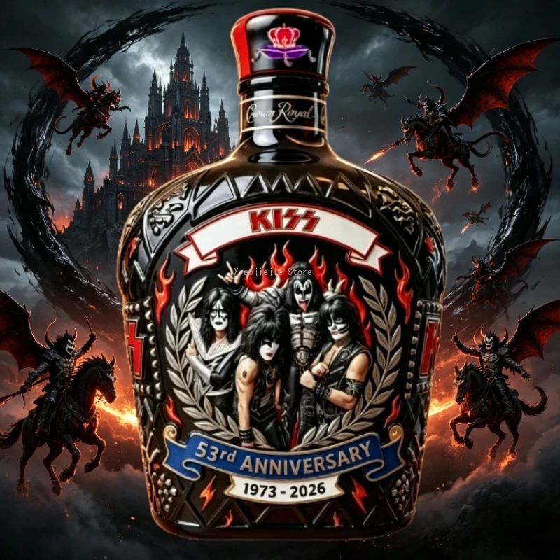Vintage Rock Music Themed Whis - đánh giá và giá Vintage Collectible Liquor Bottles